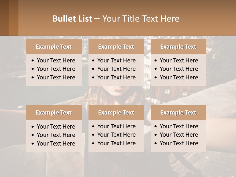 Selfie Girl PowerPoint Template