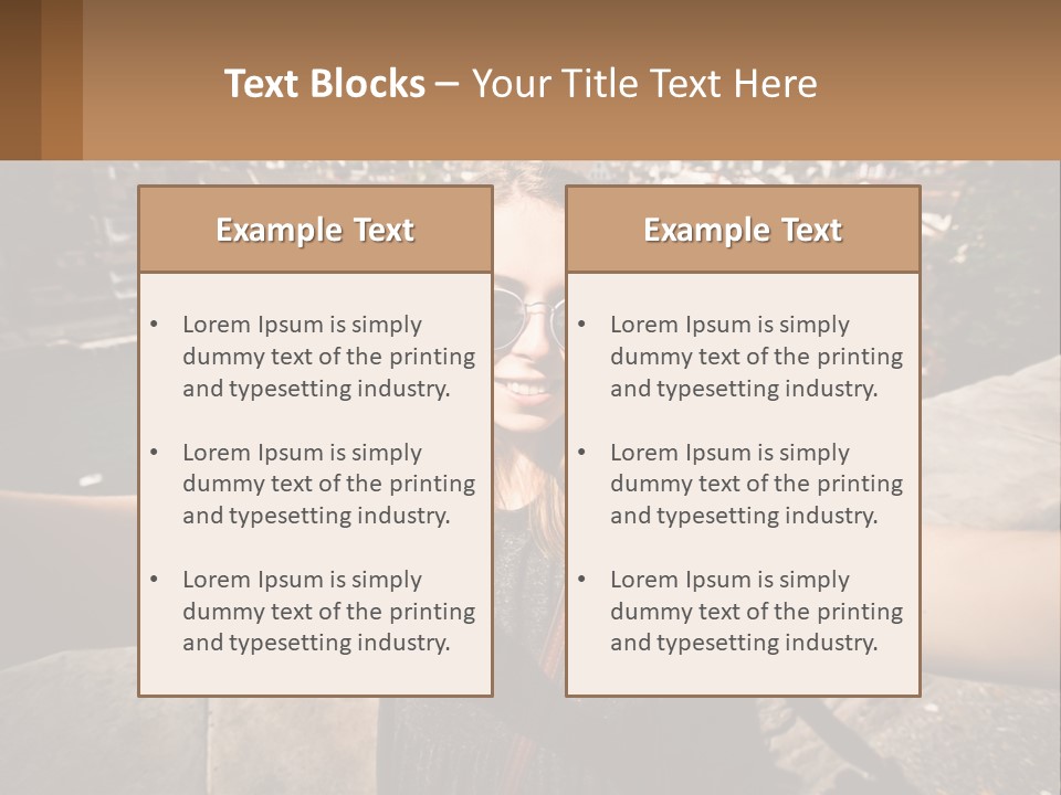 Selfie Girl PowerPoint Template