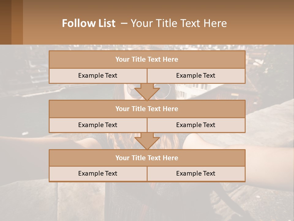 Selfie Girl PowerPoint Template