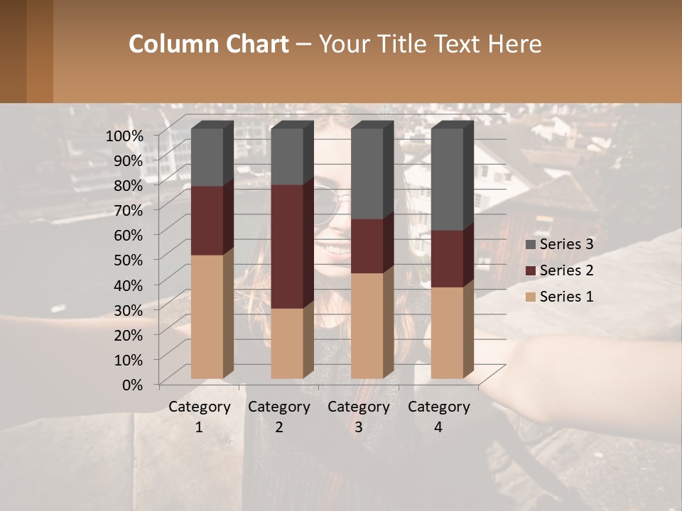 Selfie Girl PowerPoint Template