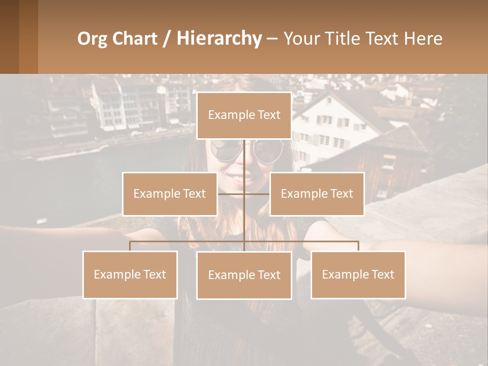 Selfie Girl PowerPoint Template