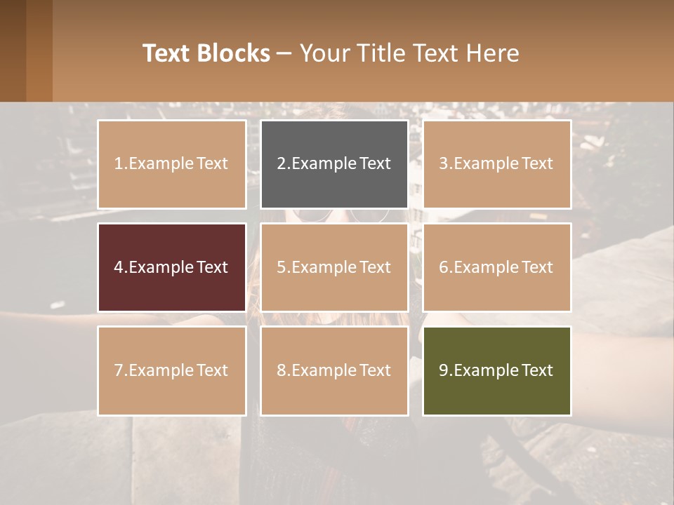 Selfie Girl PowerPoint Template