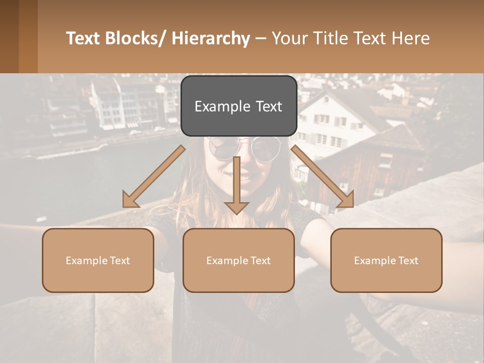 Selfie Girl PowerPoint Template