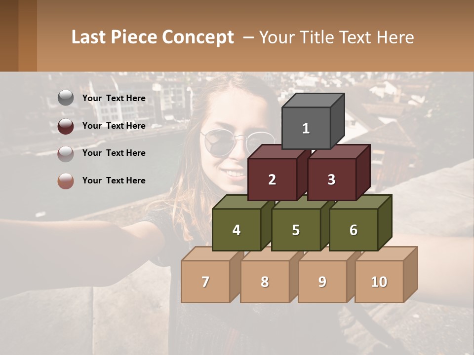 Selfie Girl PowerPoint Template