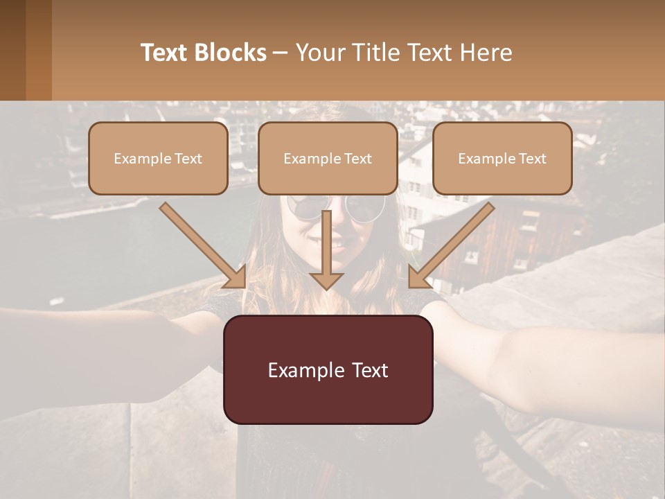 Selfie Girl PowerPoint Template