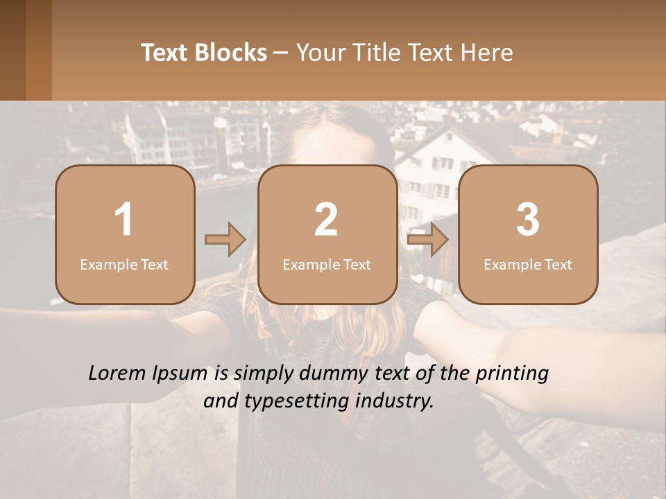 Selfie Girl PowerPoint Template