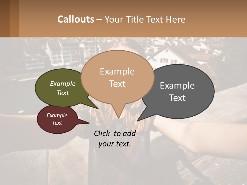 Selfie Girl PowerPoint Template