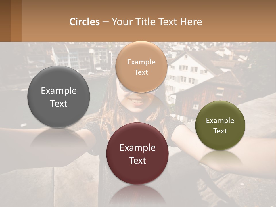 Selfie Girl PowerPoint Template