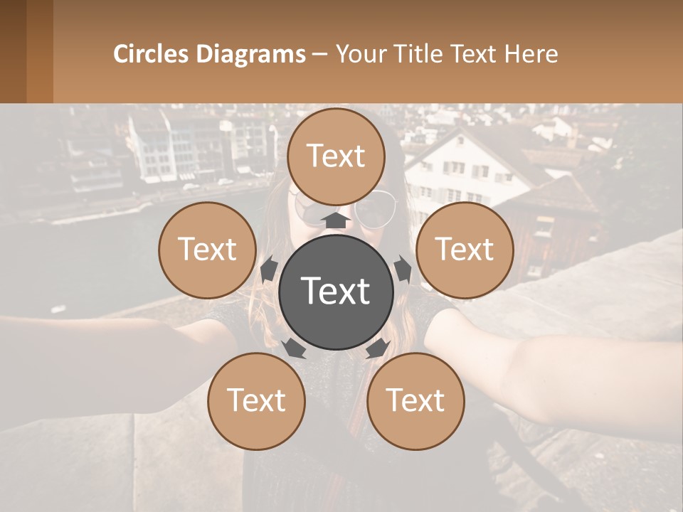 Selfie Girl PowerPoint Template