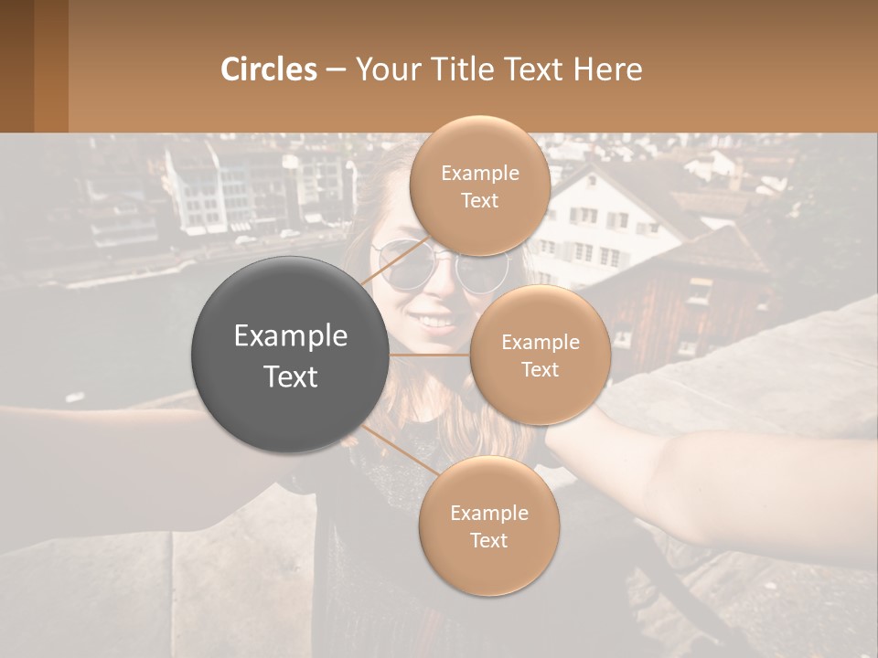 Selfie Girl PowerPoint Template