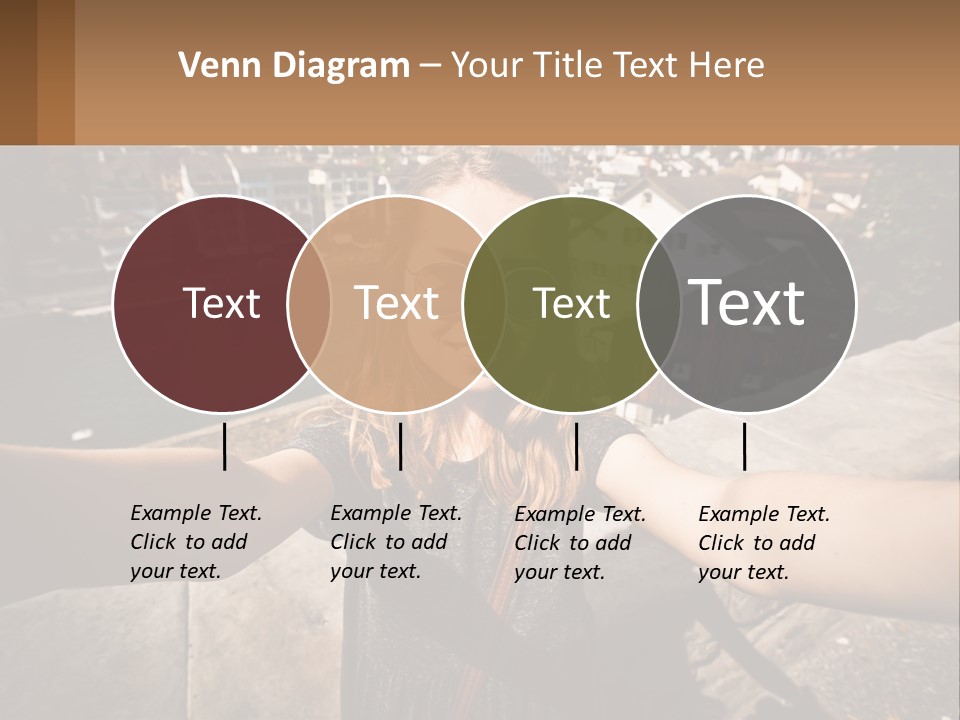 Selfie Girl PowerPoint Template