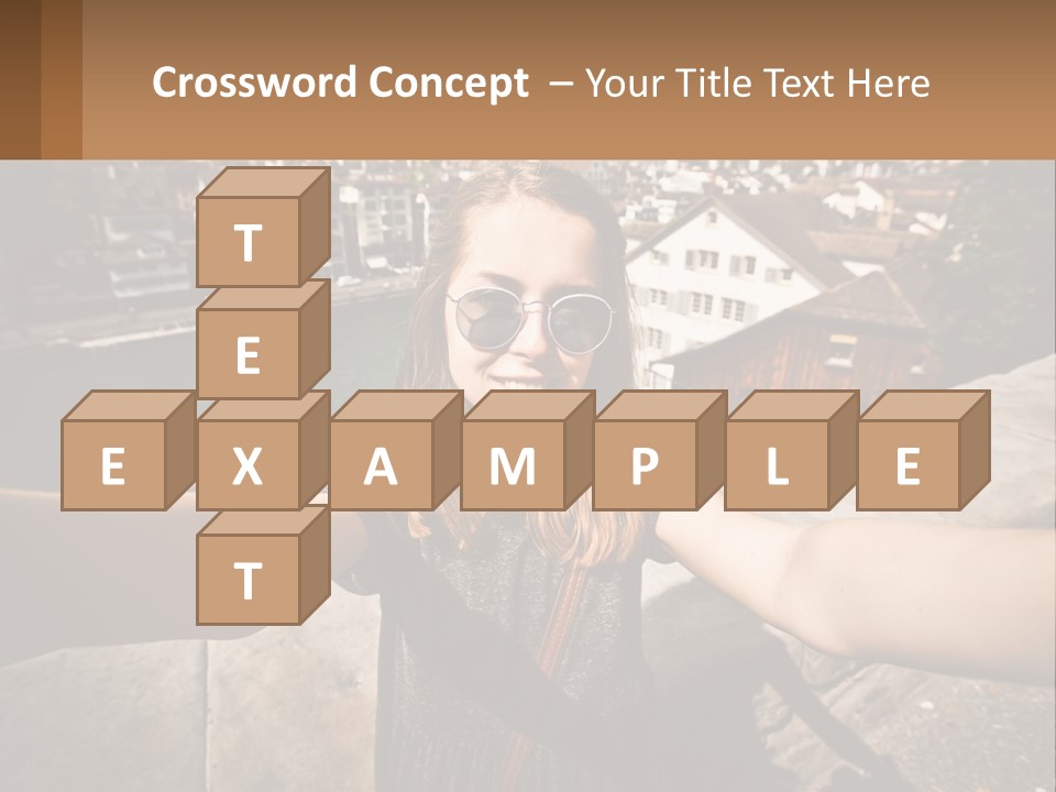 Selfie Girl PowerPoint Template