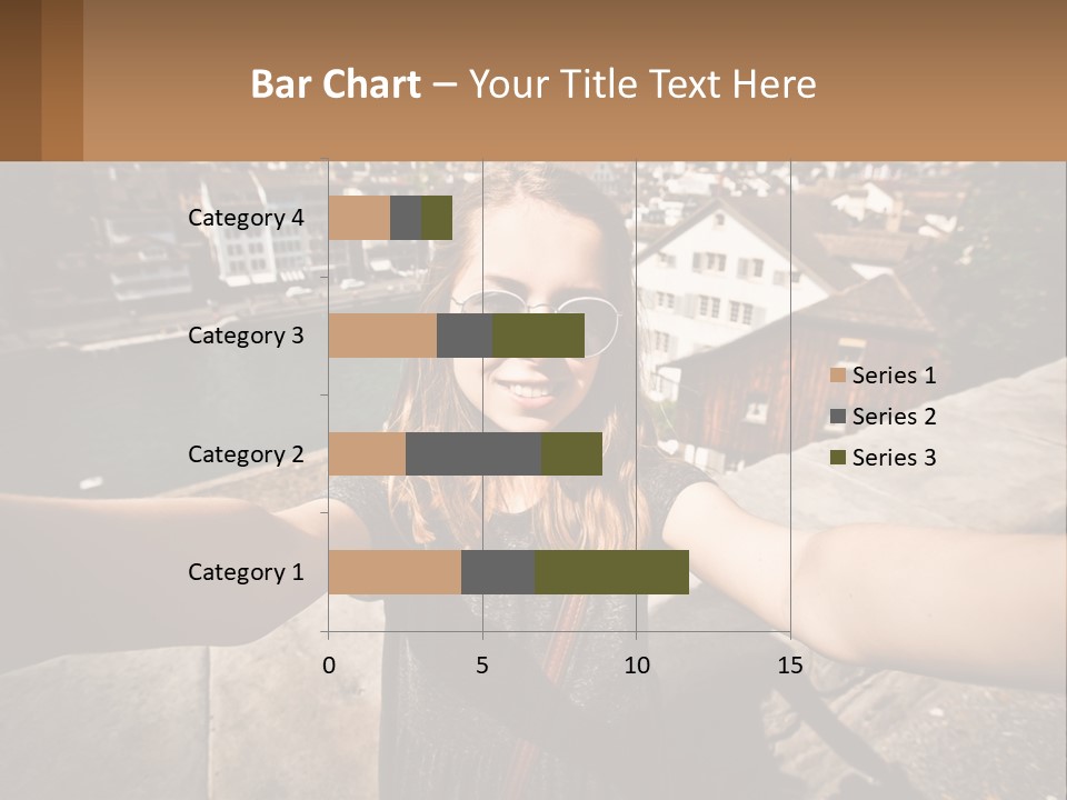 Selfie Girl PowerPoint Template