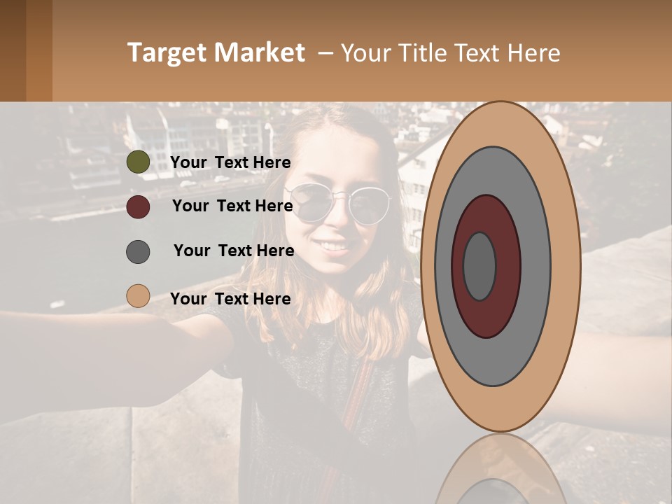 Selfie Girl PowerPoint Template