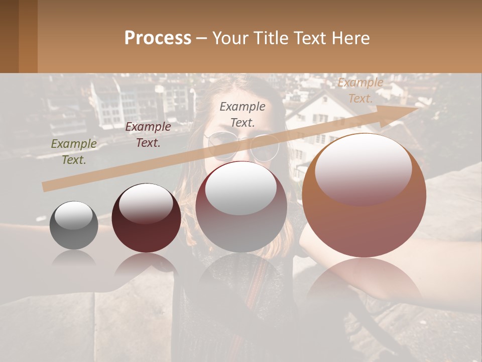 Selfie Girl PowerPoint Template