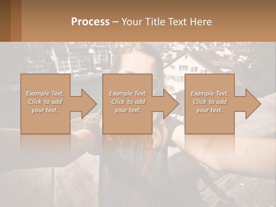 Selfie Girl PowerPoint Template