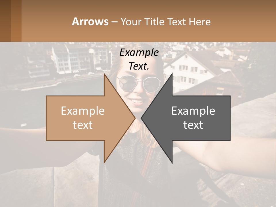 Selfie Girl PowerPoint Template