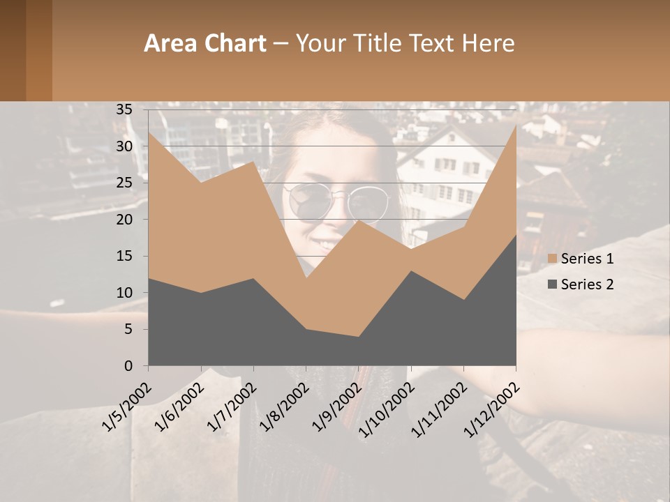 Selfie Girl PowerPoint Template
