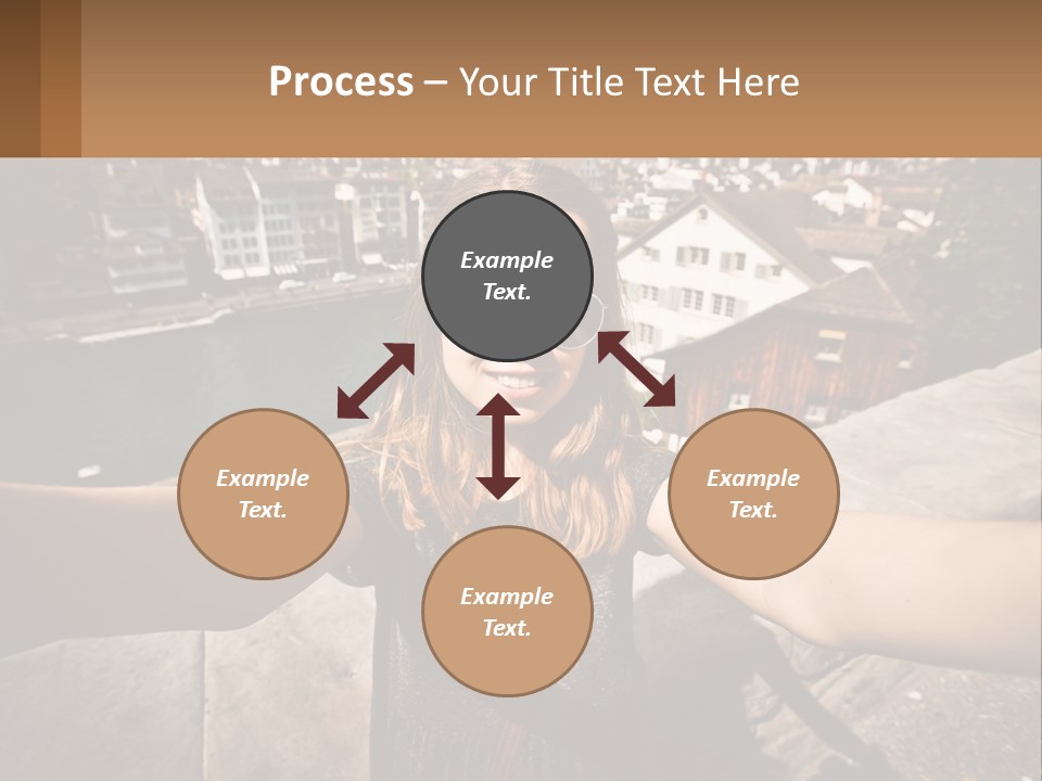 Selfie Girl PowerPoint Template