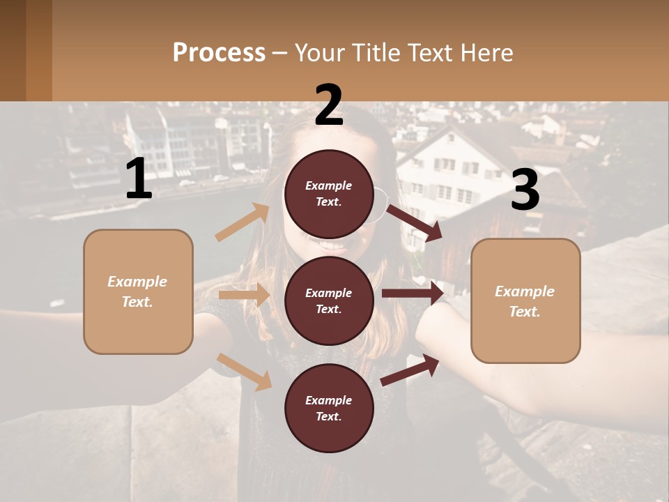 Selfie Girl PowerPoint Template