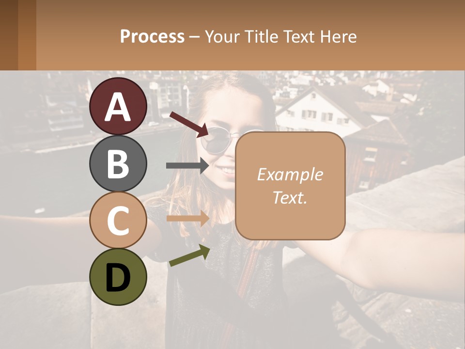 Selfie Girl PowerPoint Template