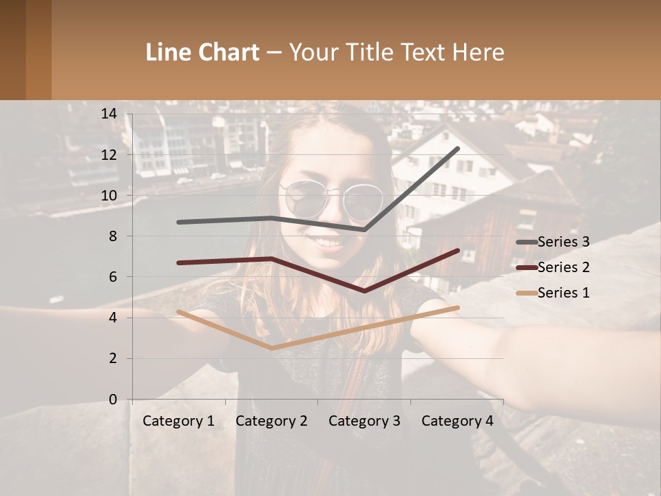 Selfie Girl PowerPoint Template