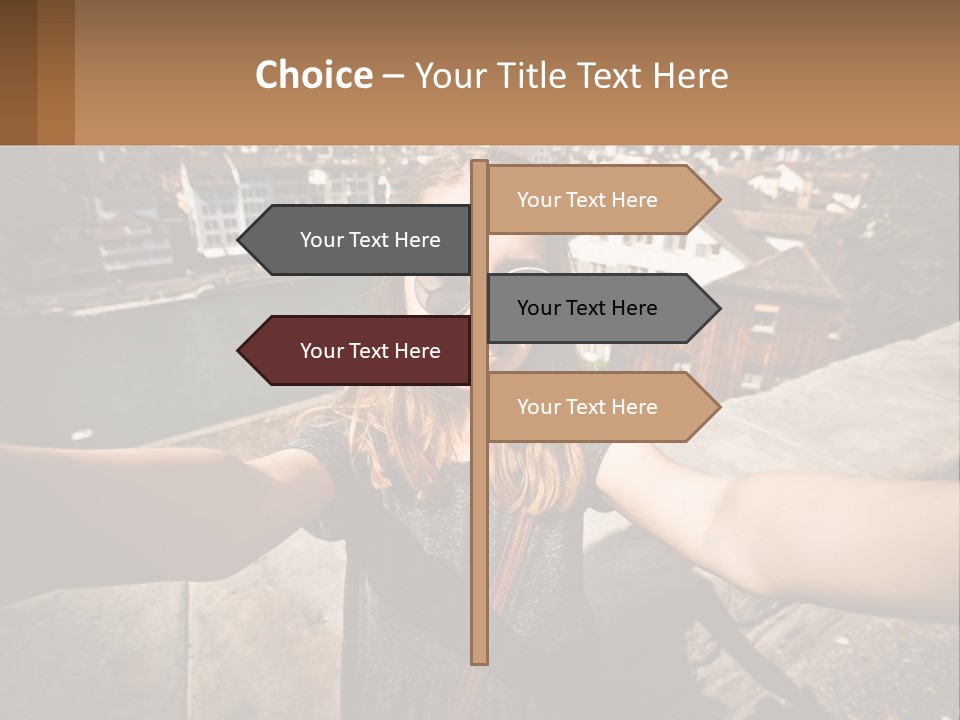 Selfie Girl PowerPoint Template