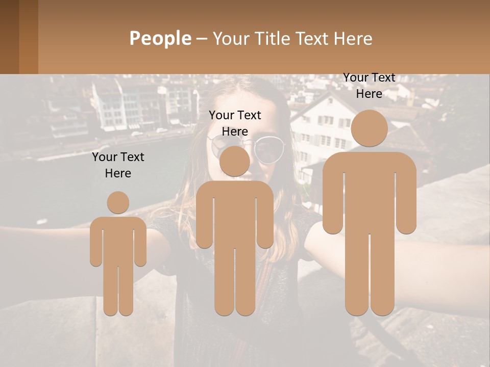 Selfie Girl PowerPoint Template