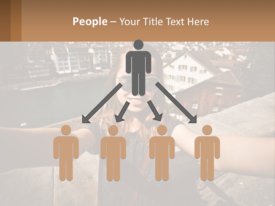 Selfie Girl PowerPoint Template