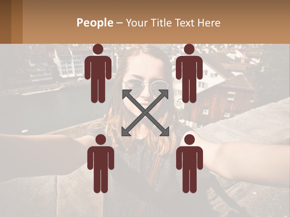 Selfie Girl PowerPoint Template
