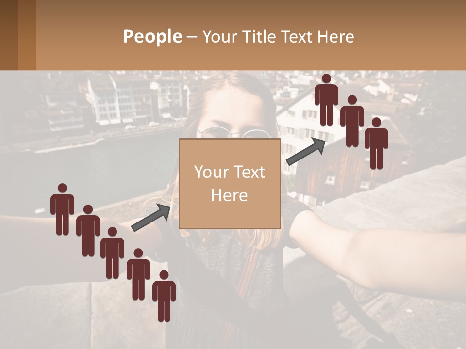 Selfie Girl PowerPoint Template