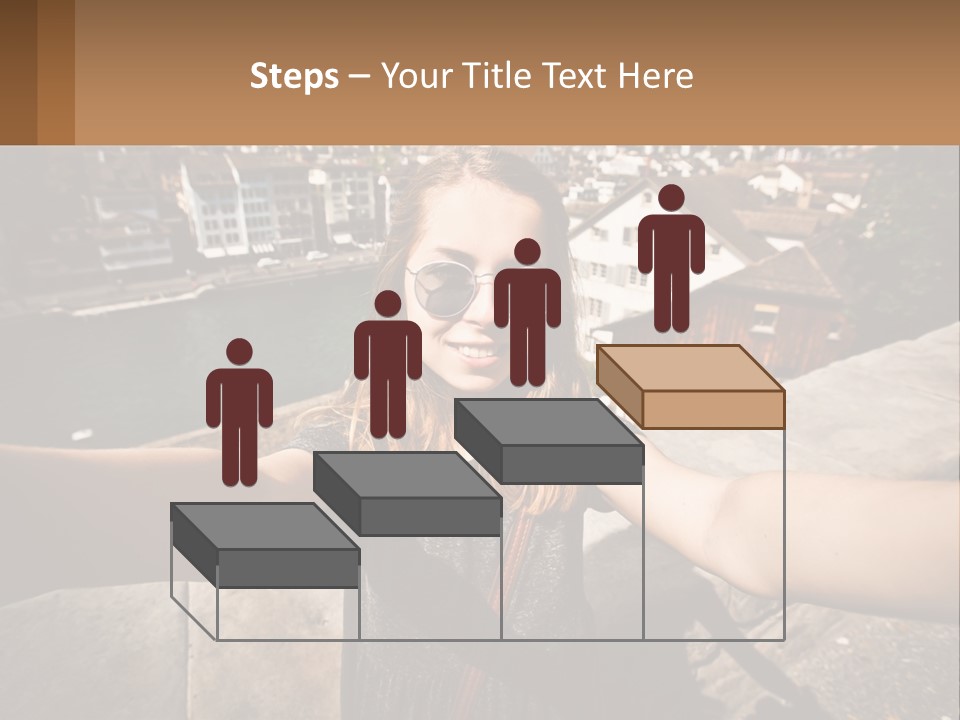 Selfie Girl PowerPoint Template