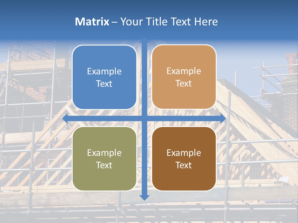 House Roof Construction PowerPoint Template