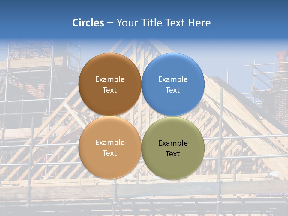 House Roof Construction PowerPoint Template