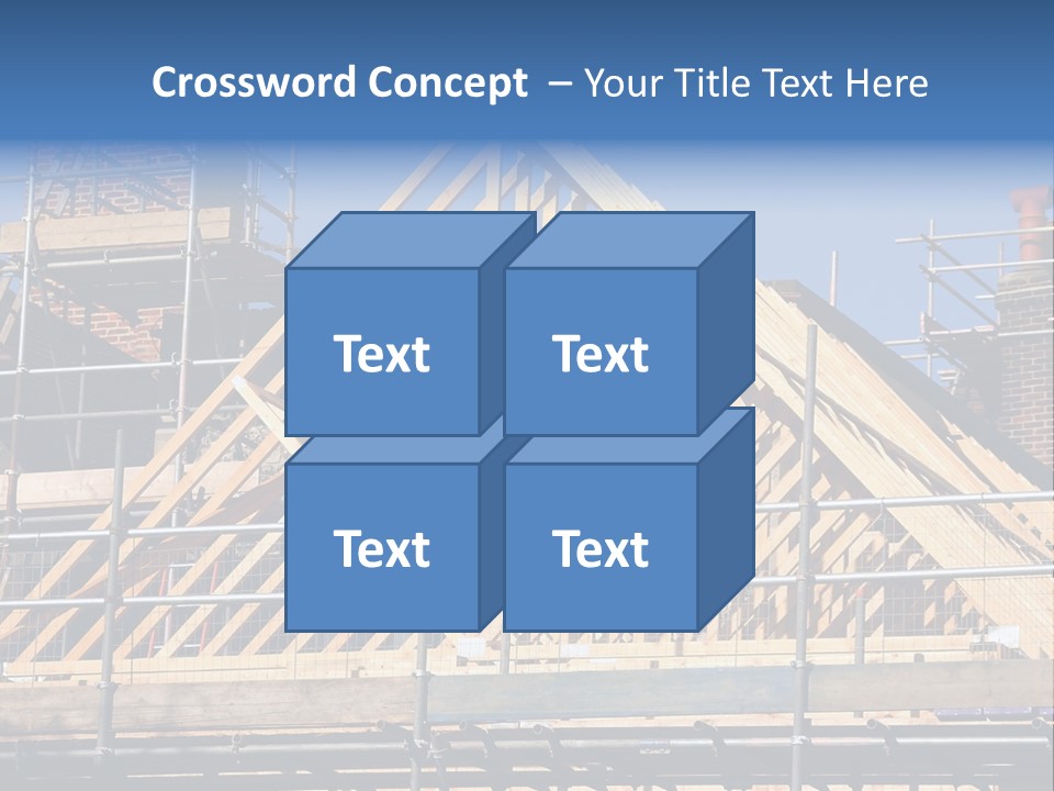 House Roof Construction PowerPoint Template