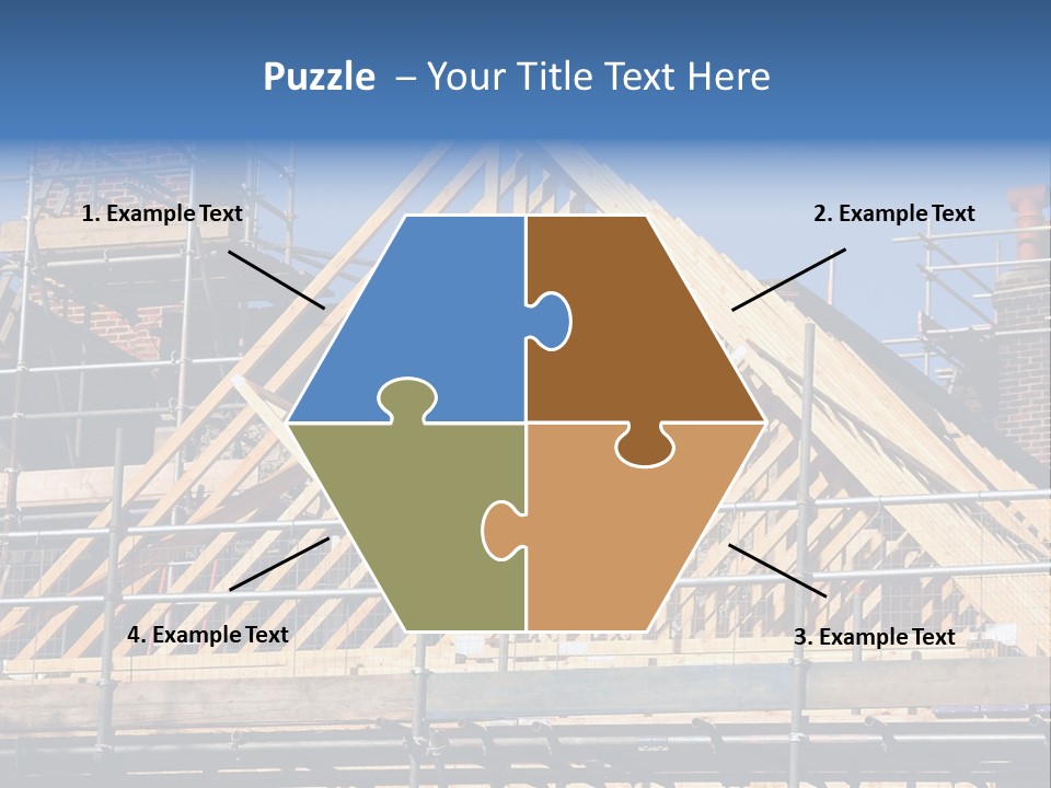 House Roof Construction PowerPoint Template