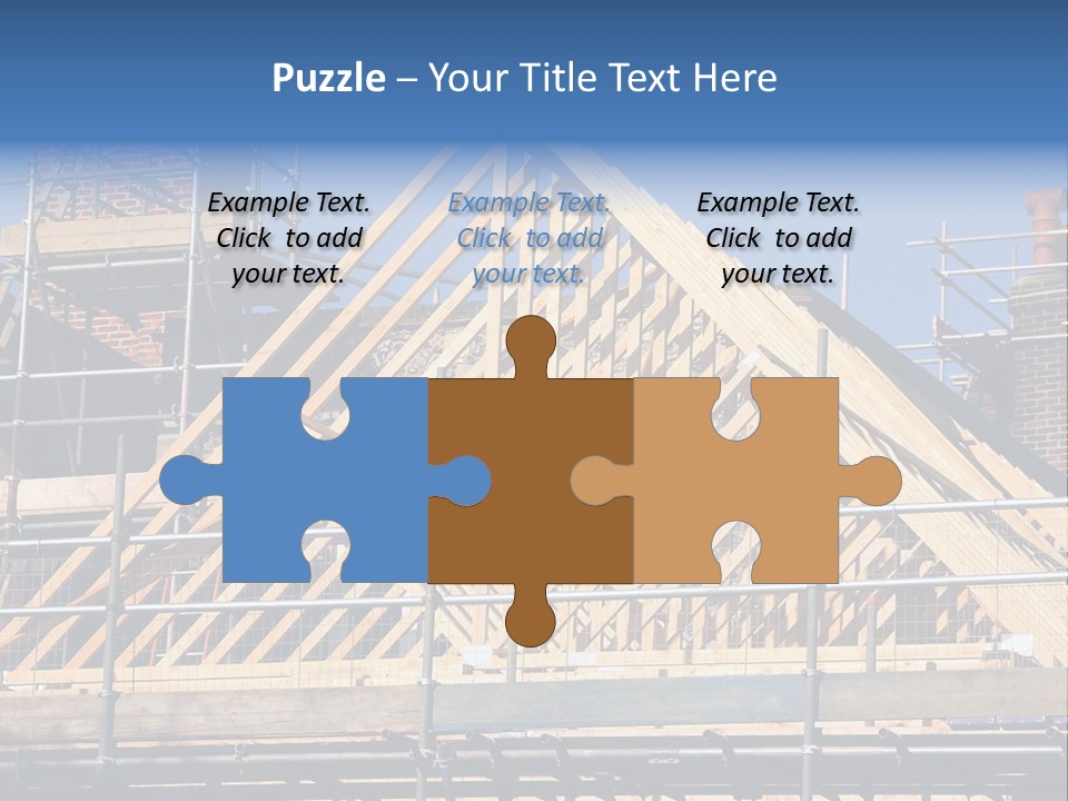House Roof Construction PowerPoint Template