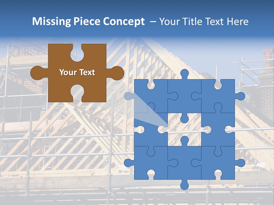 House Roof Construction PowerPoint Template