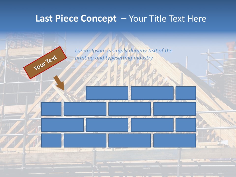 House Roof Construction PowerPoint Template