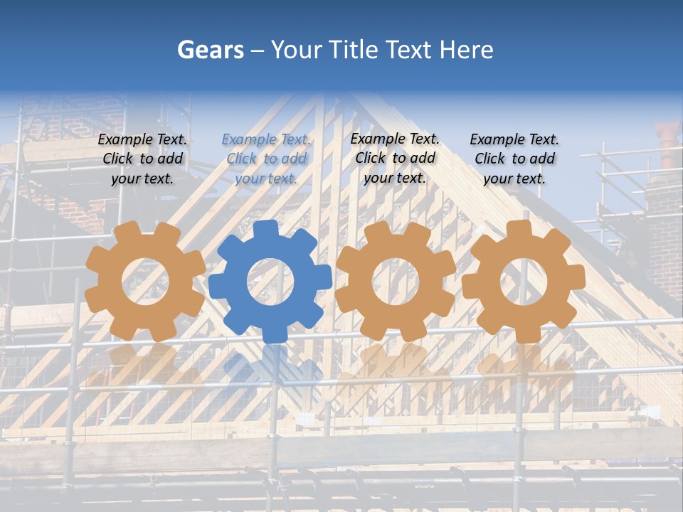 House Roof Construction PowerPoint Template