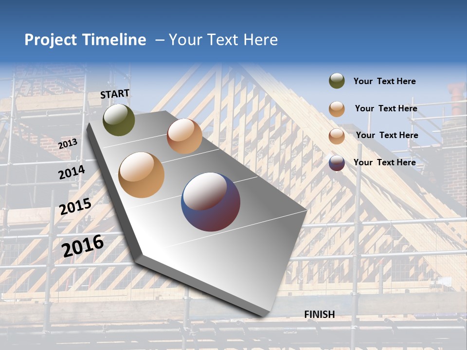 House Roof Construction PowerPoint Template