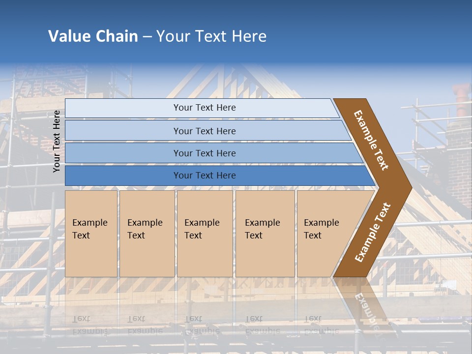 House Roof Construction PowerPoint Template