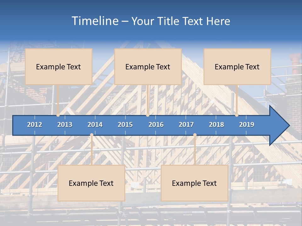 House Roof Construction PowerPoint Template