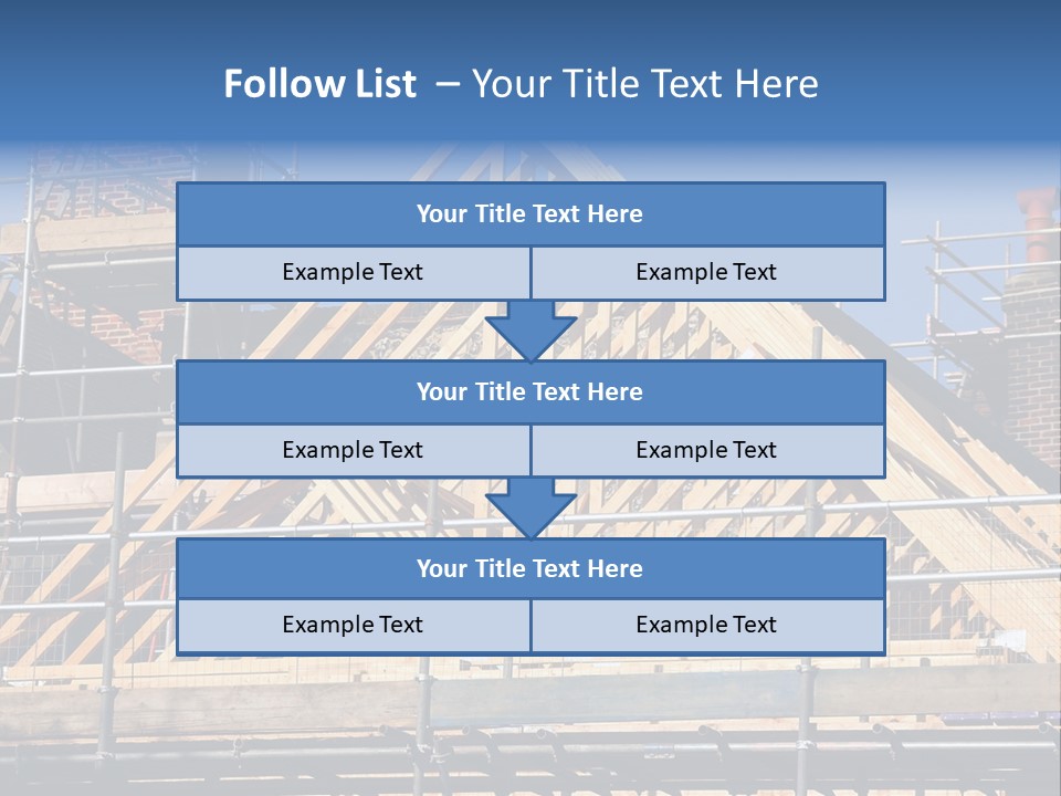 House Roof Construction PowerPoint Template
