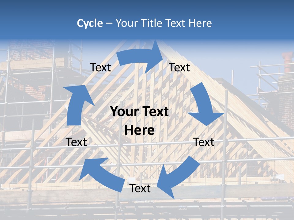 House Roof Construction PowerPoint Template