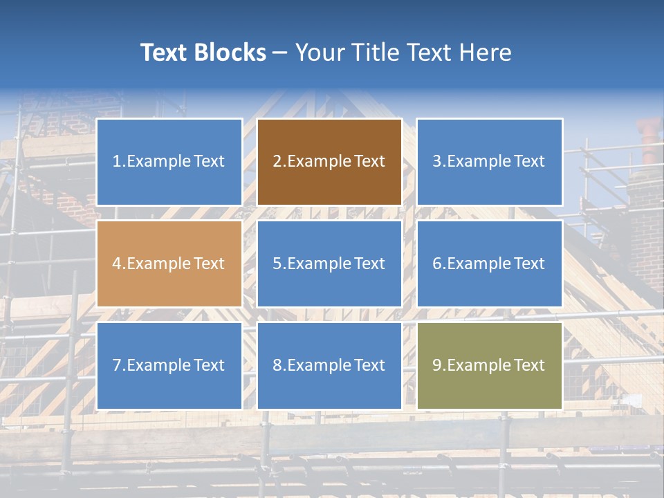 House Roof Construction PowerPoint Template