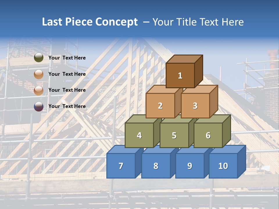 House Roof Construction PowerPoint Template