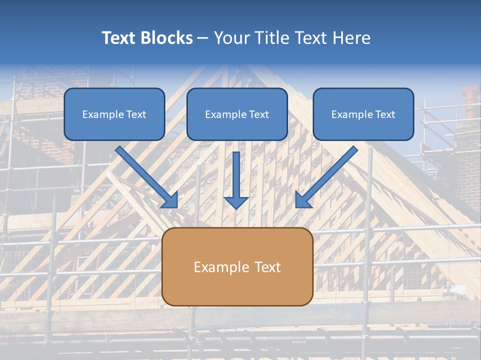 House Roof Construction PowerPoint Template