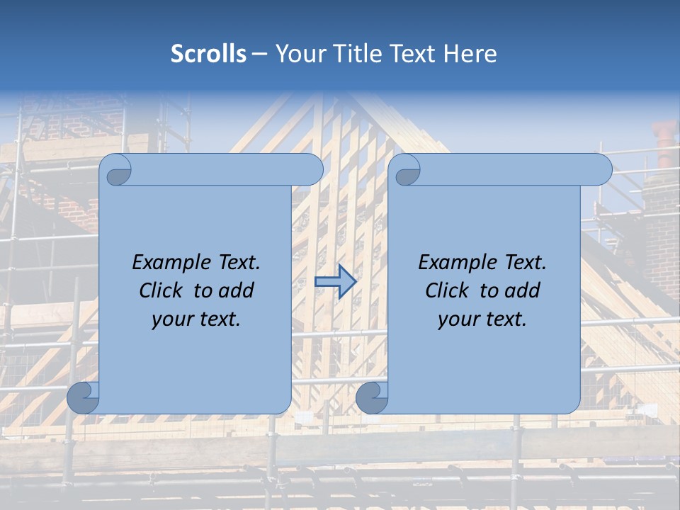 House Roof Construction PowerPoint Template