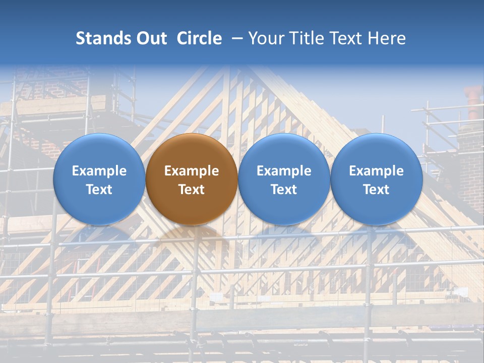 House Roof Construction PowerPoint Template